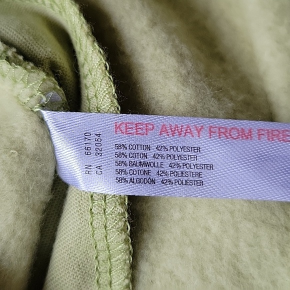 Urban Outfitters Size XSmall Lime Green Wide Leg Sweat Pants - Picture 6 of 7